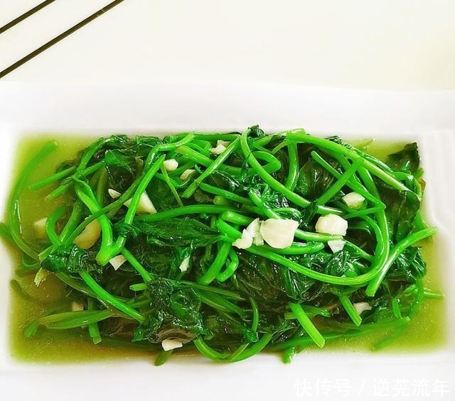 开胃|青炒番薯叶,简单又开胃,一人吃一盘不够
