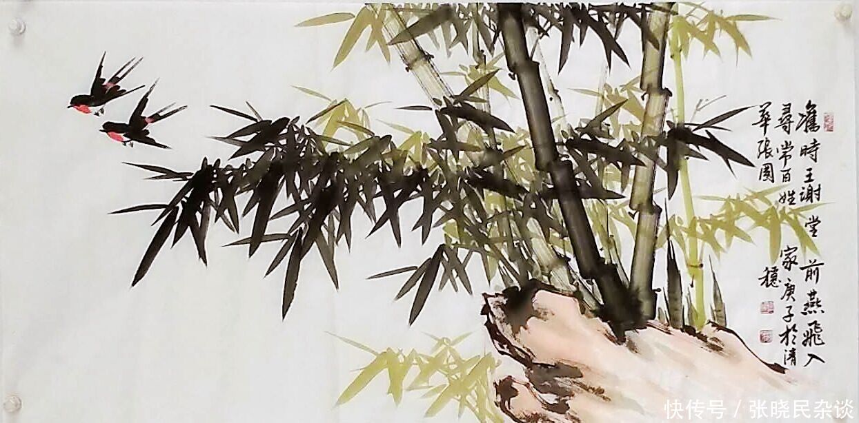  竹子|他的竹子画，俊而不俗，看着很是过瘾！