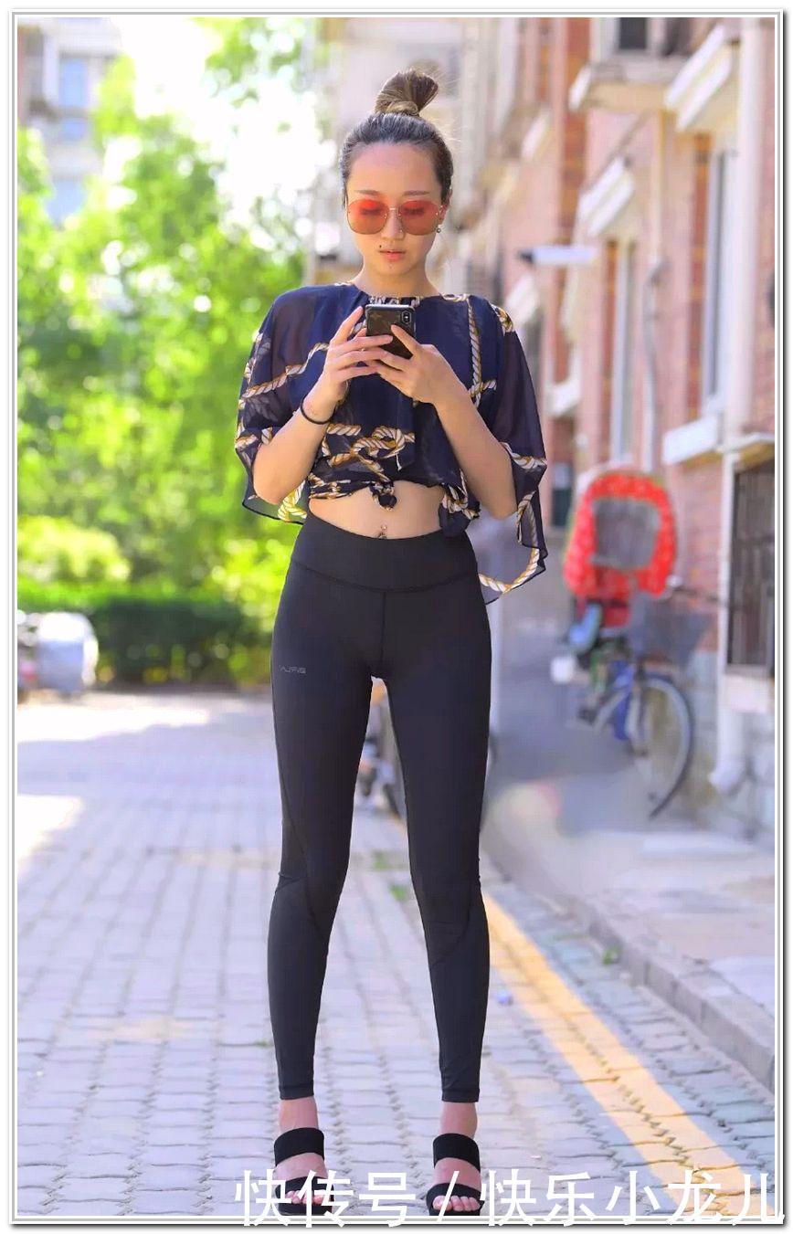  本人|气质出众的健身美女，省心的无脑搭配，小蛮腰大长腿统统有！