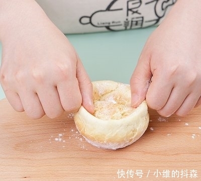 面团|日式网红樱桃红豆包