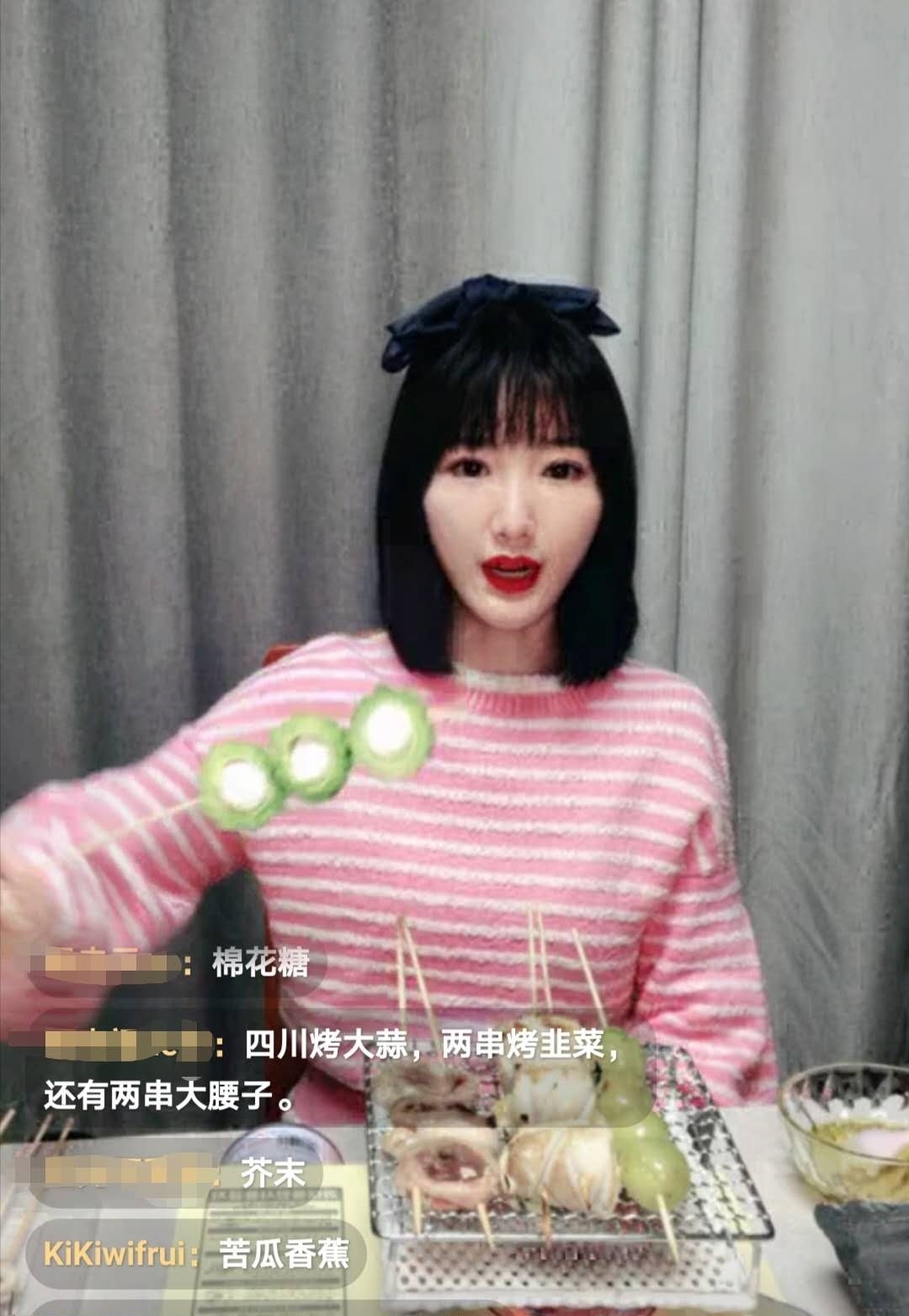 分不清|毛晓彤开直播烧烤,翻车来的猝不及防,盐糖傻傻分不清,手忙脚乱