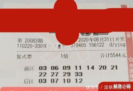 参考|体彩超级大乐透第20083期,晒票用于参考,彩民切勿沉迷