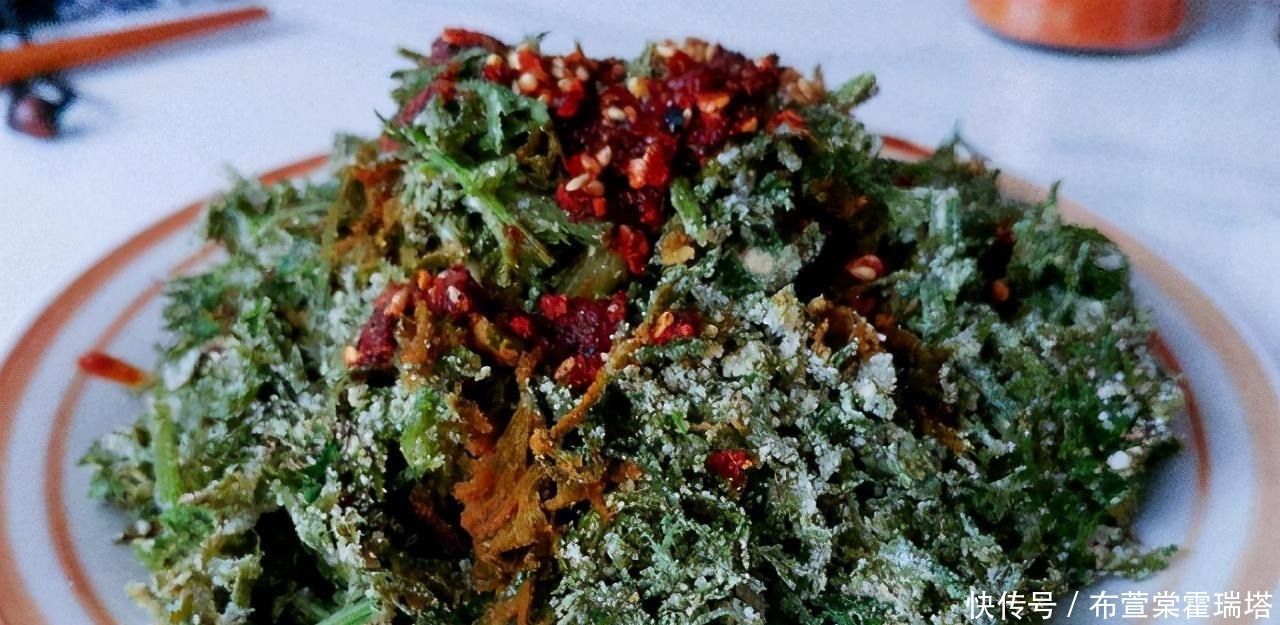 随处|这菜农村随处见,晒成干再蒸着吃,又香又糯,城里人想吃都买不到