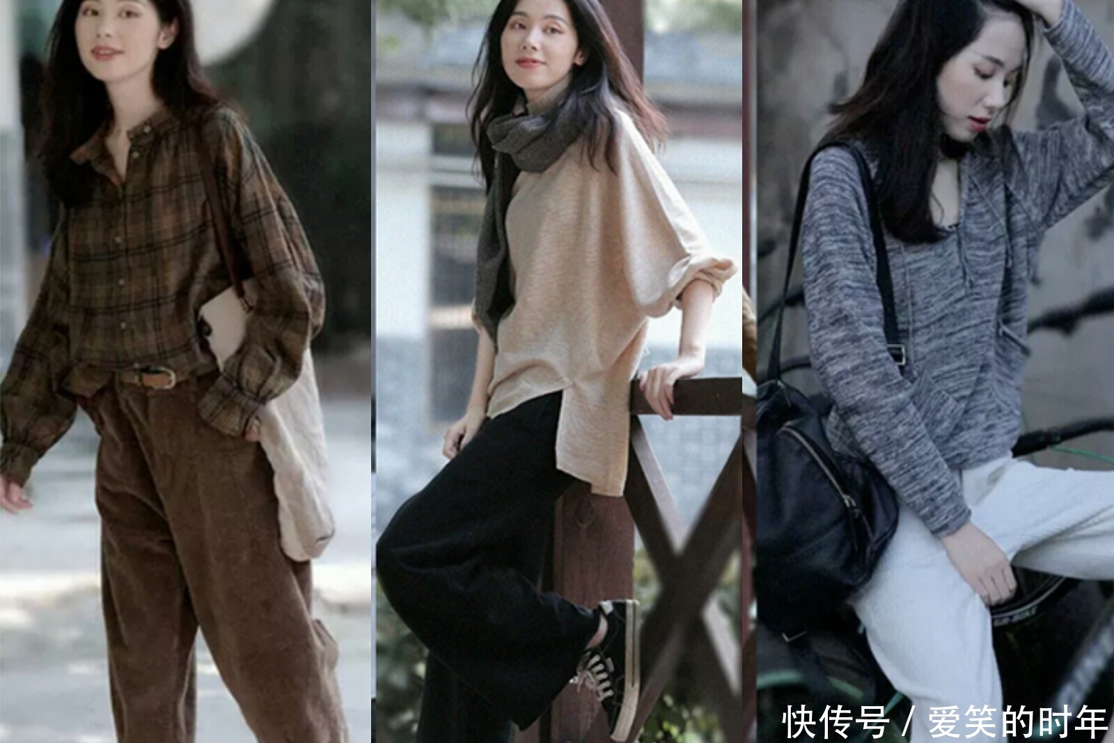  棉麻衬衫|早秋出游，简约慵懒风穿搭示范，闲适中带着些小文艺