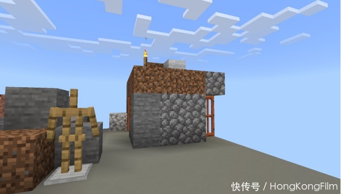 生存|《我的世界》天上竟然会下方块雨 被掩埋的世界中我们该如何生存