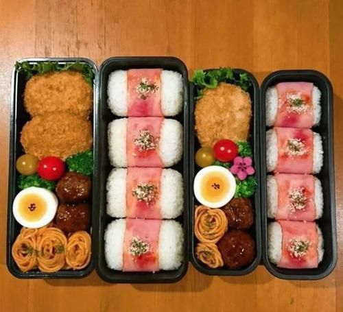 海苔饭团|日本一对兄妹的便当,吸引3万人围观,强迫症表示看起来好爽