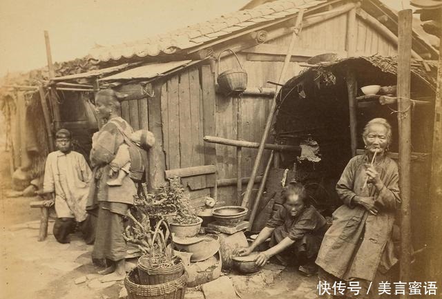 老照片|晚清穷人究竟有多穷电视剧是骗人的,这组百年前老照片不忍直视