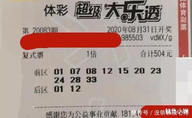 参考|体彩超级大乐透第20083期,晒票用于参考,彩民切勿沉迷