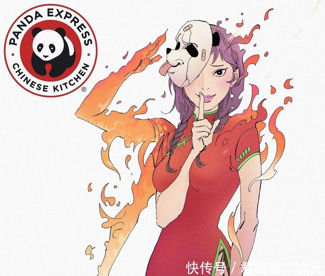 画师的笔下|画师将知名餐饮标志魔化,肯德基像撒旦,熊猫快餐化身气质魔女