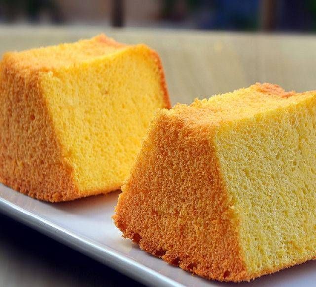 甜点|南瓜戚风蛋糕,健康甜点