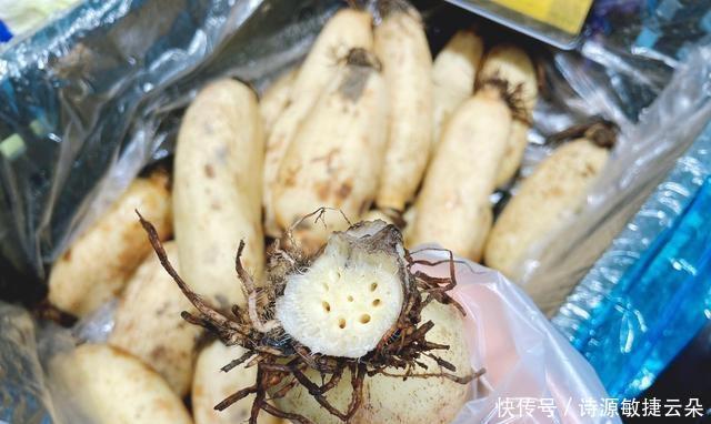 季节|秋天是吃藕的季节,7孔和9孔的味道很不一样,如果你想要软糯米