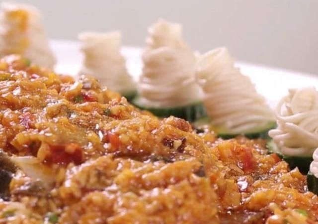  鳜鱼|干烧鳜鱼镶面的做法，美味的同时也给你颜值上的享受
