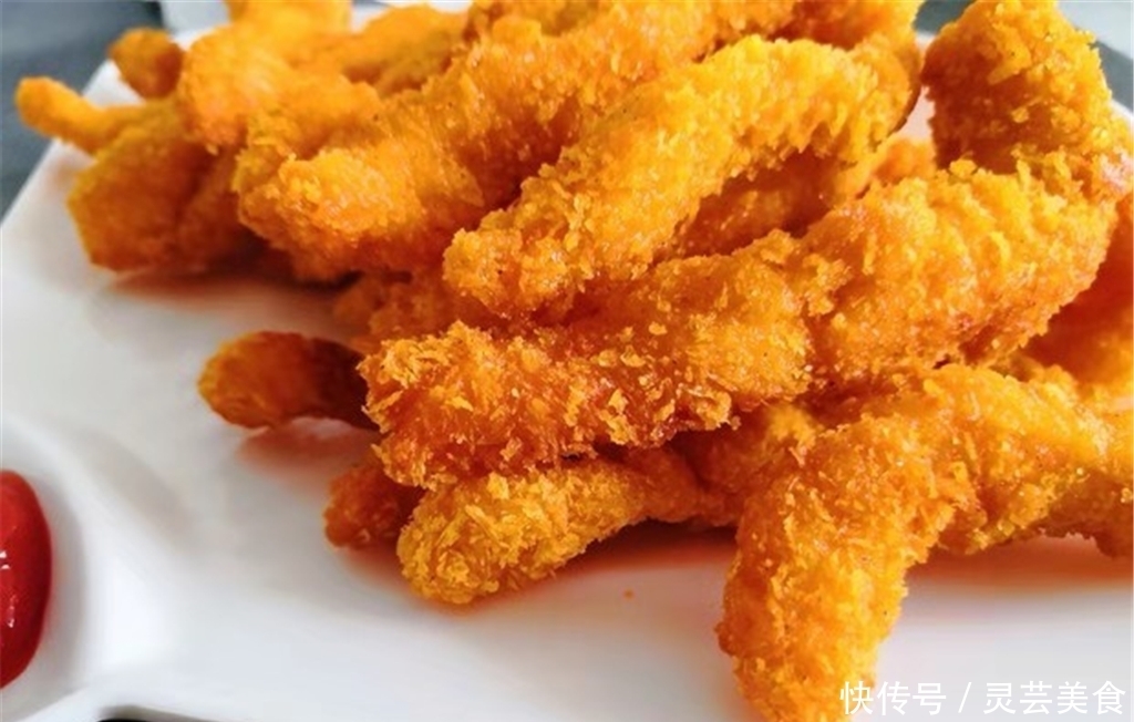 孩子|想吃炸鸡柳不用出去买,教你家常做法,又香又脆,孩子吃不够