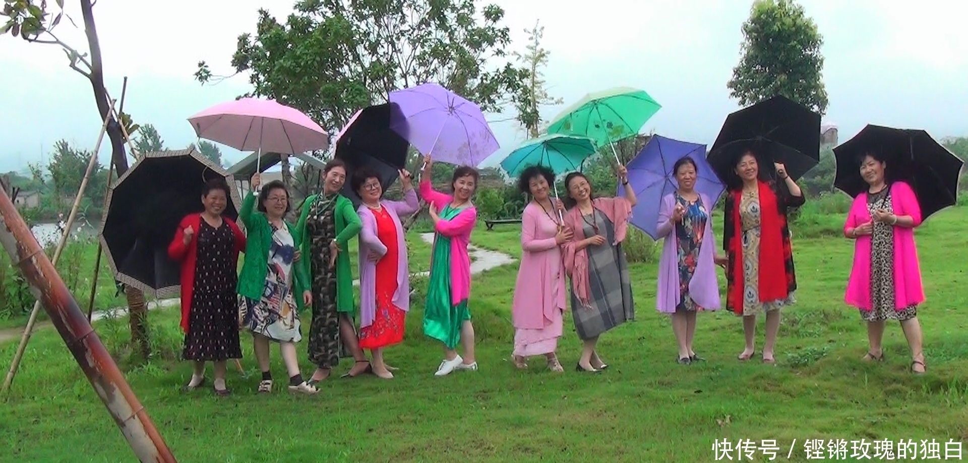八中|马鞍山八中74届高中女生模特团:南京江宁竹庄生态园雨中走秀(音乐相册)