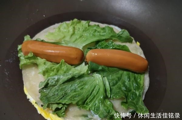 不用|早餐做这饼不用揉面,15分钟做3个,香软馅料足,管饱又解馋