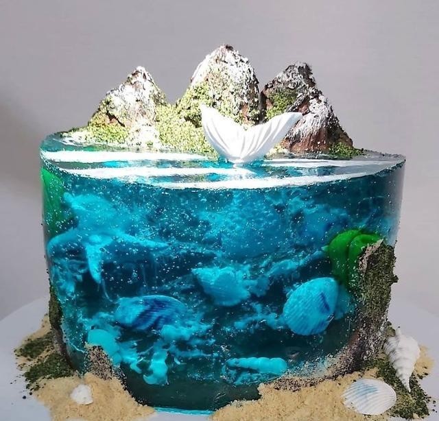 照片|15张“天堂”蛋糕照片:艺术家做蛋糕,好看比好吃更重要