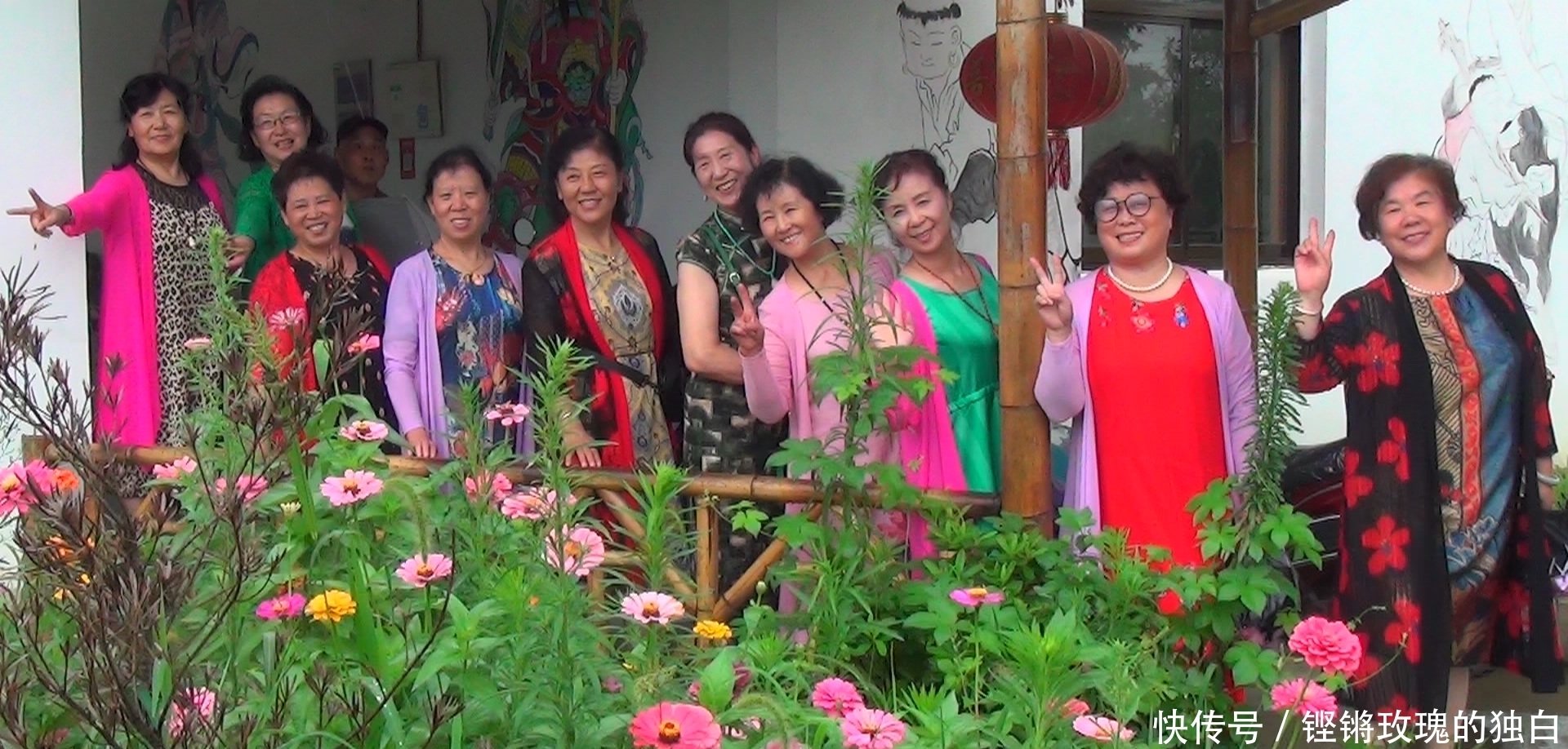 八中|马鞍山八中74届高中女生模特团:南京江宁竹庄生态园雨中走秀(音乐相册)