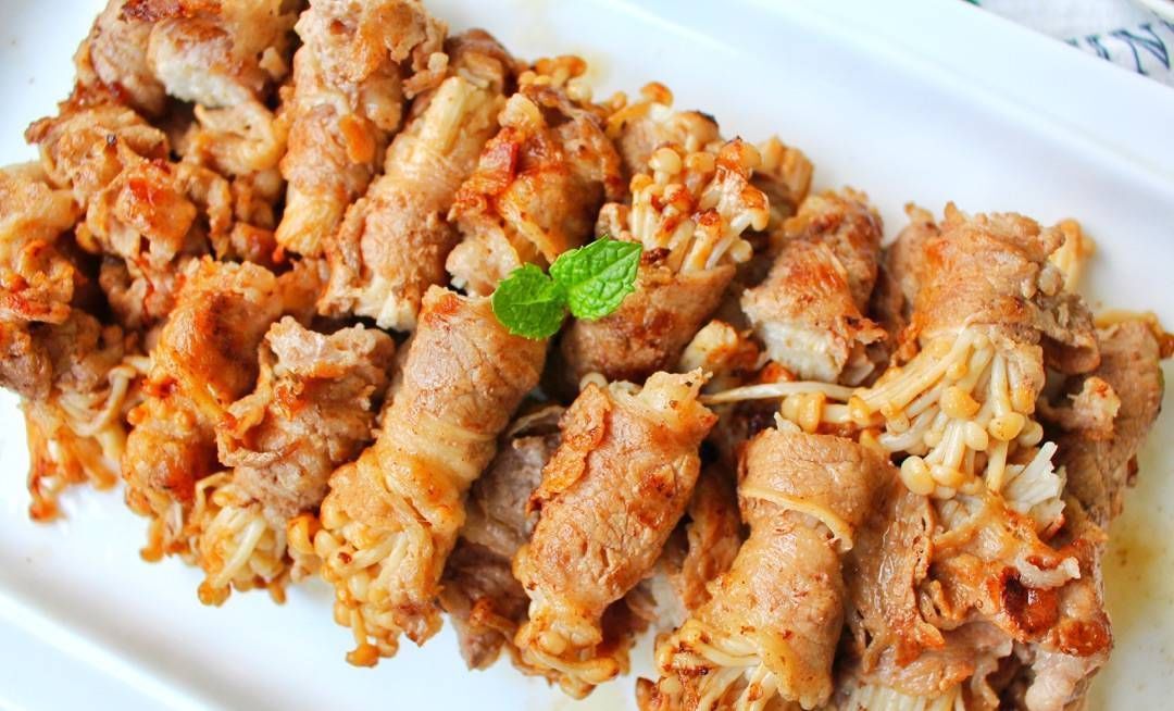 金针菇卷|美味的家常菜,营养丰富,美味简单,你学会了吗