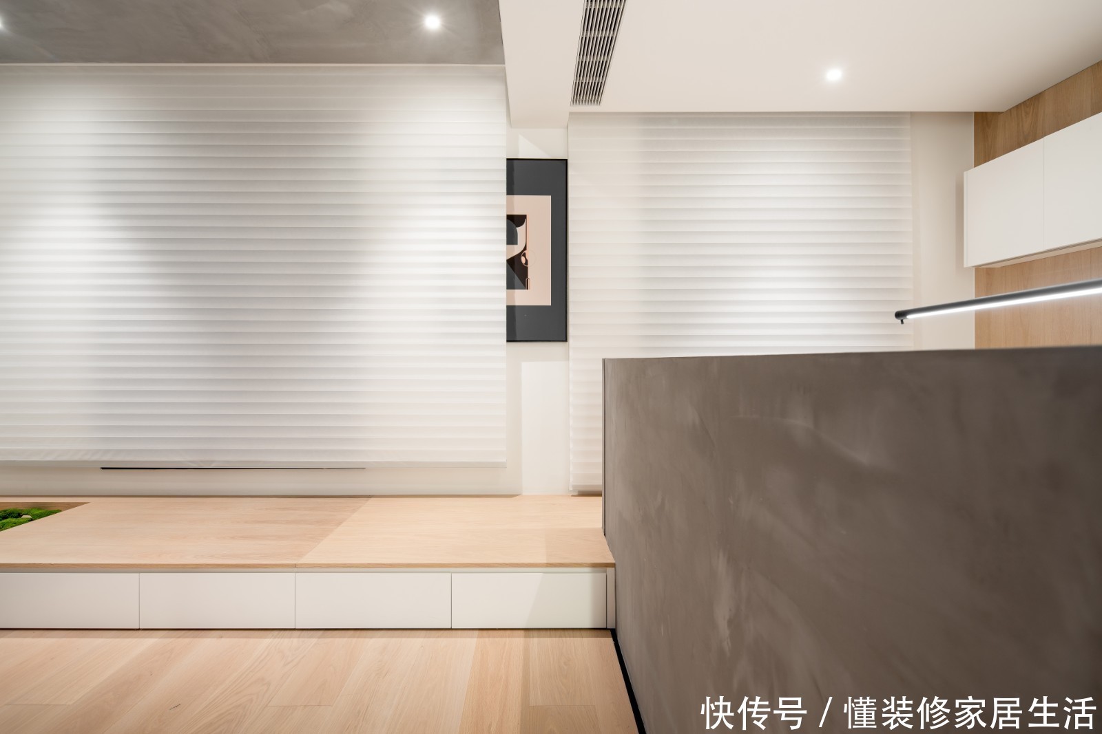  开放式|上海小姑娘的100㎡新家，全屋开放式布局，入户第一眼，就着迷了