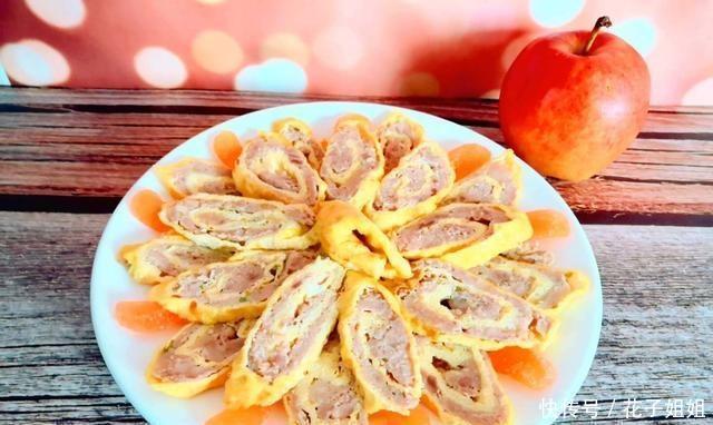 搅拌|我家要做一道菜,鸡蛋肉卷,鲜香美味,老少皆宜