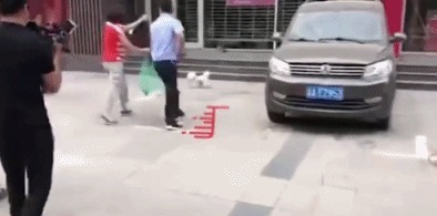 执法人员|女子遛狗不栓绳，狗被抓走后倒地嚎啕大哭我有绳