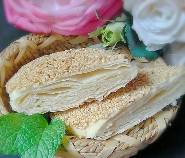 酥脆|千层酥饼的做法,层层酥脆,香甜可口,都流口水了