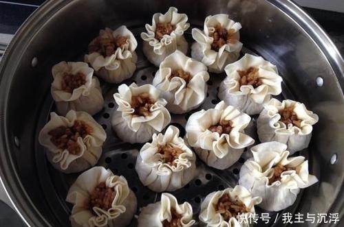 烧麦|在家也能做烧麦皮薄馅大软糯鲜香,比外面买的都好吃