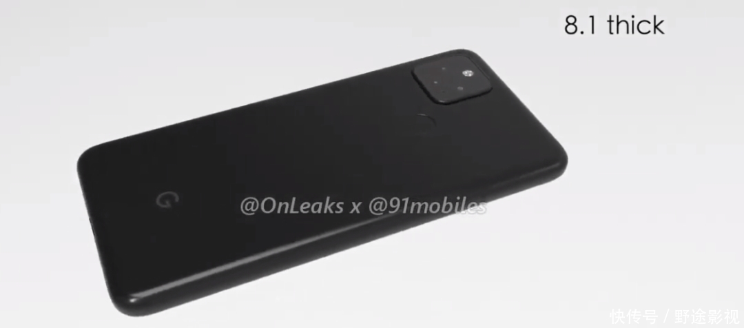 渲染|谷歌Pixel 4a 5G、Pixel 5外观渲染图曝光