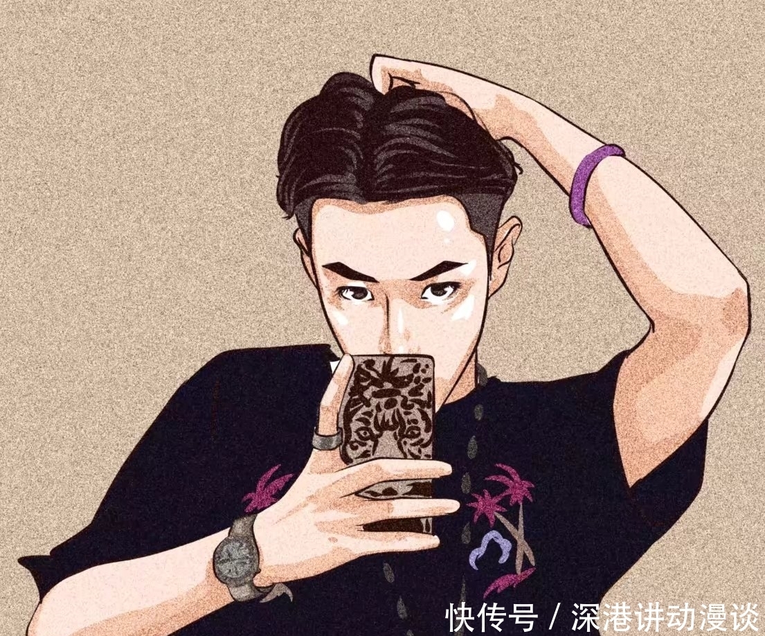  微信|男生成熟气质漫画微信头像设计，做最好的自己