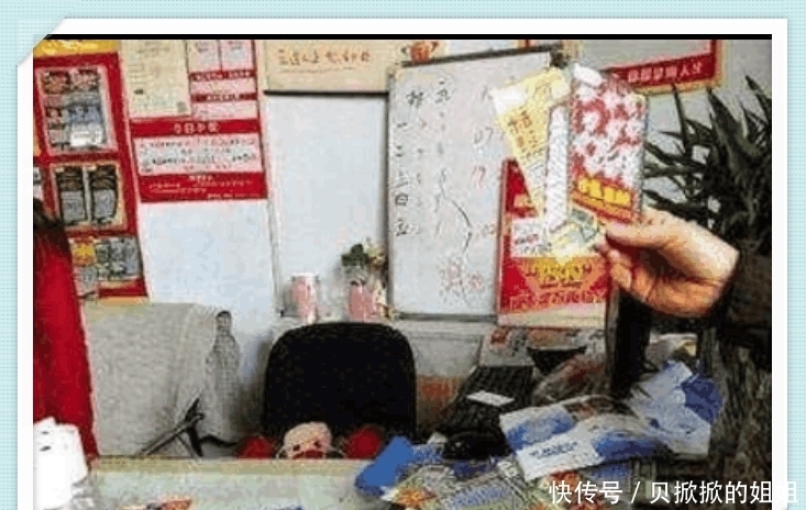 夜里|男子夜里潜入彩票站, 刮完所有彩票, 留下五个字后老板无语了