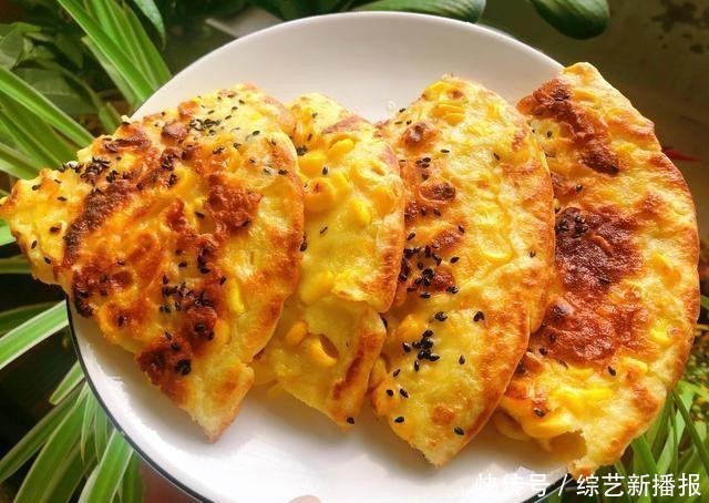 做法|「奶香玉米饼」的做法+配方,早餐不知道吃什么一定要尝试这个