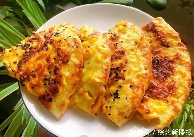 做法|「奶香玉米饼」的做法+配方，早餐不知道吃什么一定要尝试这个