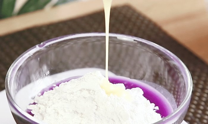 好吃|香喷喷的紫红薯年糕，柔软的蜡，营养价值好，不论老少，都是好吃的生糕